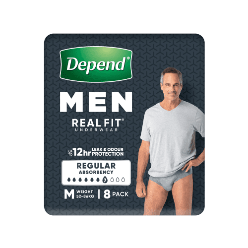 DEPEND - Real Fit Underwear for Men | 8 Pack x4 (32 Pack) - 2 SIZES - DEPEND - 1 - Health - ThePharmacy