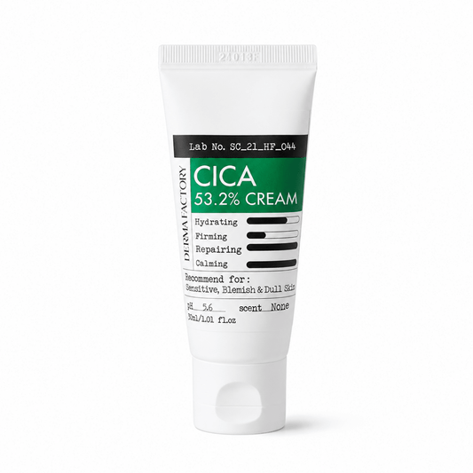 DERMA FACTORY Cica 53.2% Cream 30mL - DERMA FACTORY - 1 - Beauty & Essentials - ThePharmacy