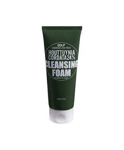 DERMA FACTORY Houttuynia Cordata 24% Cleansing Foam 120g - DERMA FACTORY - 1 - Beauty & Essentials - ThePharmacy