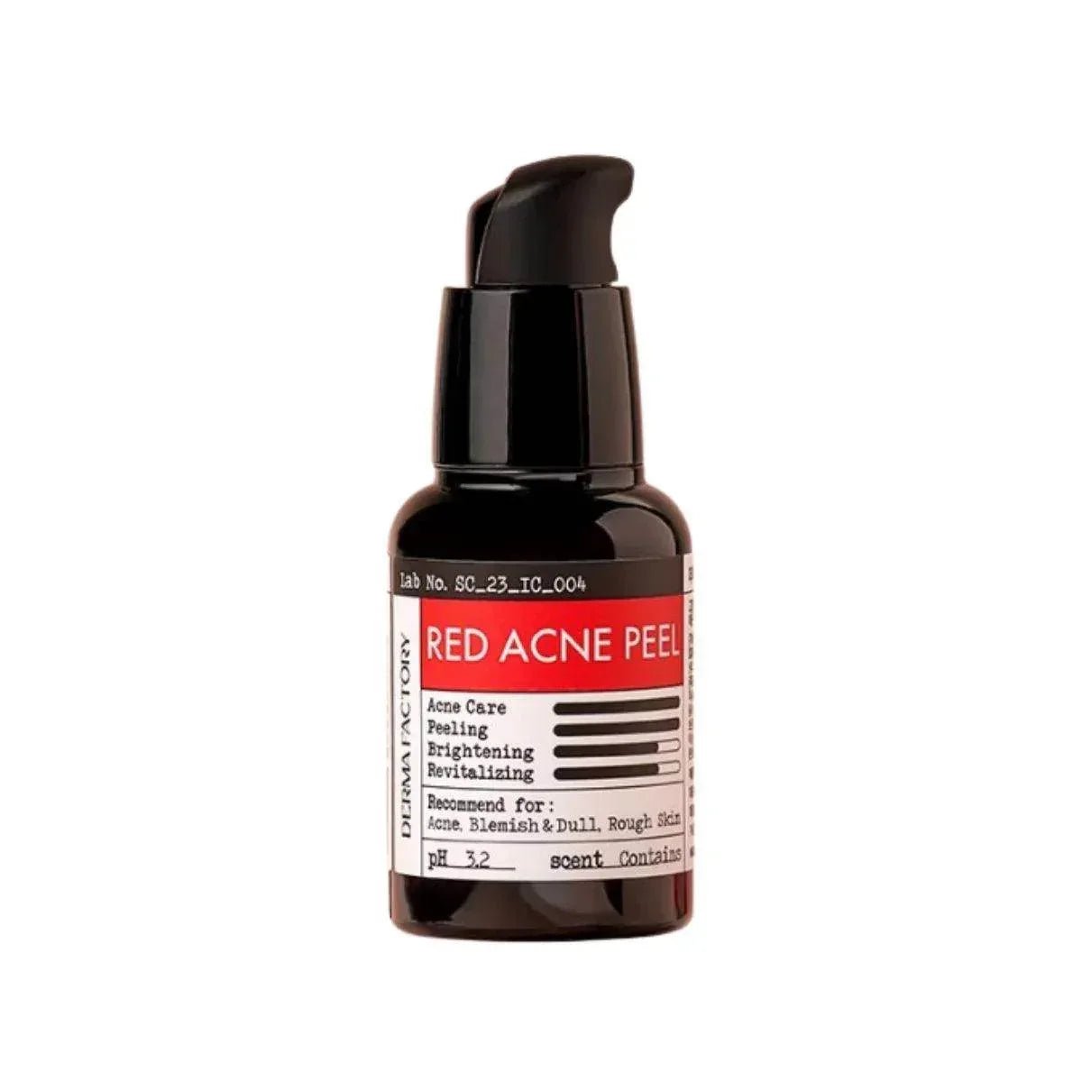 DERMA FACTORY Red Acne Peel 30mL - DERMA FACTORY - 1 - Beauty & Essentials - ThePharmacy