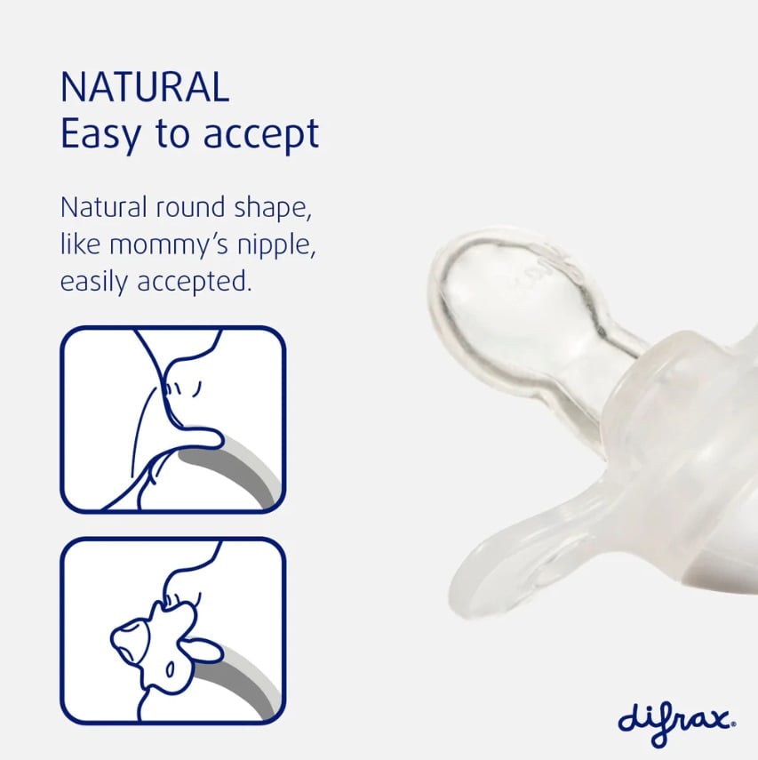 Difrax Pacifier Natural Newborn - Mist - Difrax - 3 - Baby & Kids - ThePharmacy