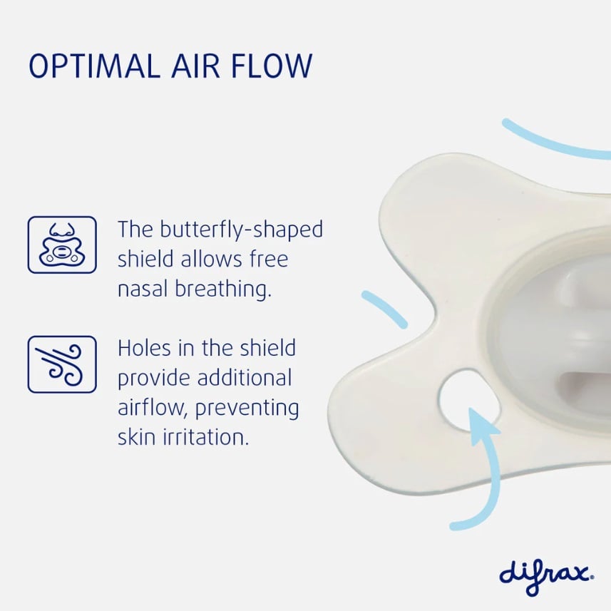 Difrax Pacifier Natural Newborn - Mist - Difrax - 2 - Baby & Kids - ThePharmacy