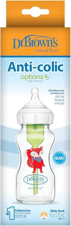 Dr Brown’s Options+ GLASS Wide Neck 270mL Baby Bottle (with Level 3 Teat) - Dr Brown's - 2 - Baby & Kids - ThePharmacy