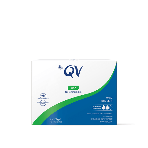 EGO QV - Cleansing Bar 100g - 2 OPTIONS - ThePharmacy