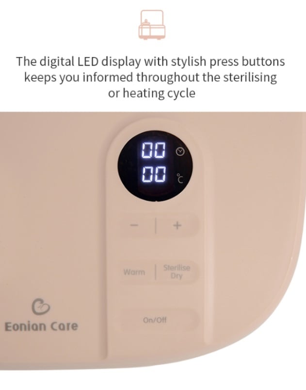Eonian Care 3 in 1 Electric Steriliser, Dryer and Baby Bottle Warmer - Eonian Care - 6 - Baby & Kids - ThePharmacy