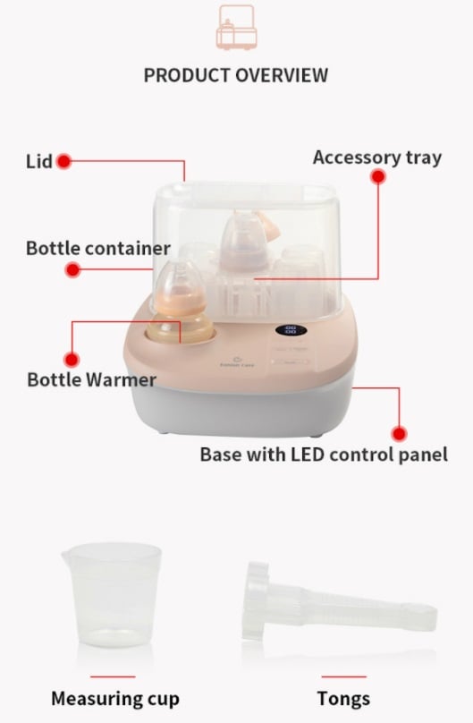 Eonian Care 3 in 1 Electric Steriliser, Dryer and Baby Bottle Warmer - Eonian Care - 7 - Baby & Kids - ThePharmacy