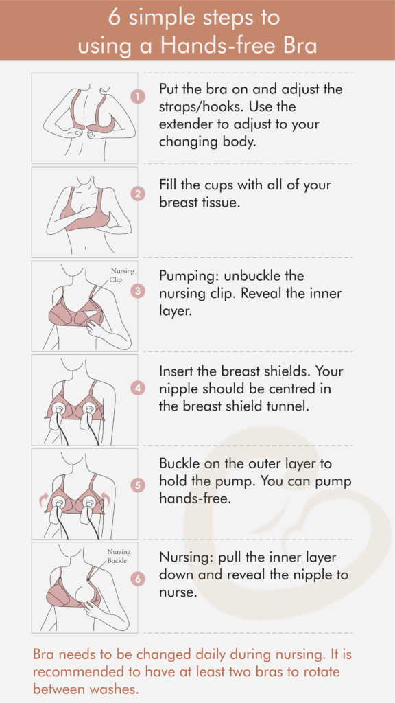 Eonian Care Hands - Free Pumping & Nursing Bra - Beige - Small - Eonian Care - 9 - Baby & Kids - ThePharmacy