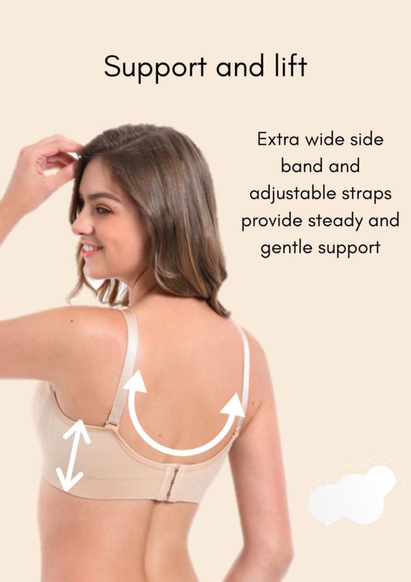Eonian Care Hands - Free Pumping & Nursing Bra - Grey - Large - Eonian Care - 5 - Baby & Kids - ThePharmacy