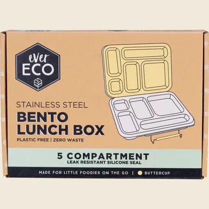 Ever Eco Stainless Steel 5 Compartment Bento Lunch Box - Ever ECO - 1 - Baby & Kids - ThePharmacy