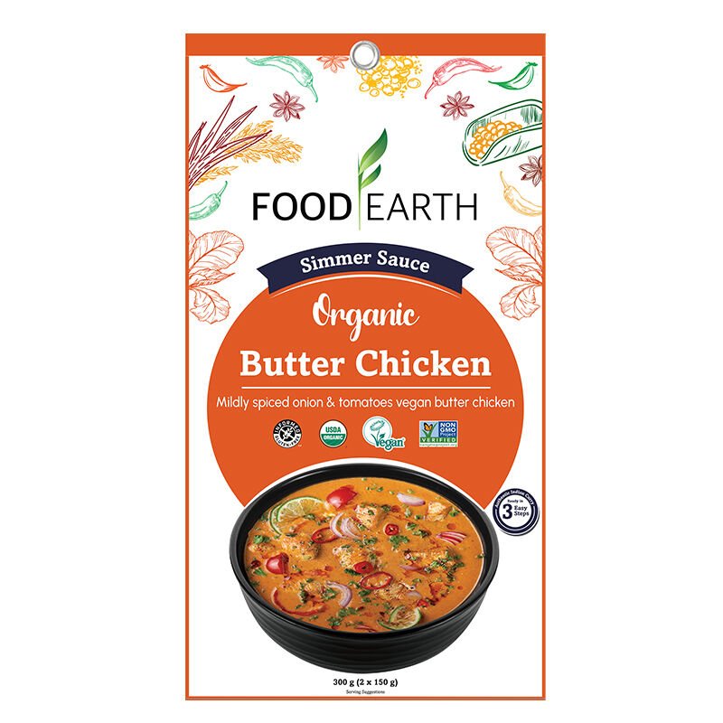 FOOD EARTH - Organic Simmer Sauce 6x300g (2x150g) - 4 OPTIONS - FOOD EARTH - 3 - Diet & Fitness - ThePharmacy