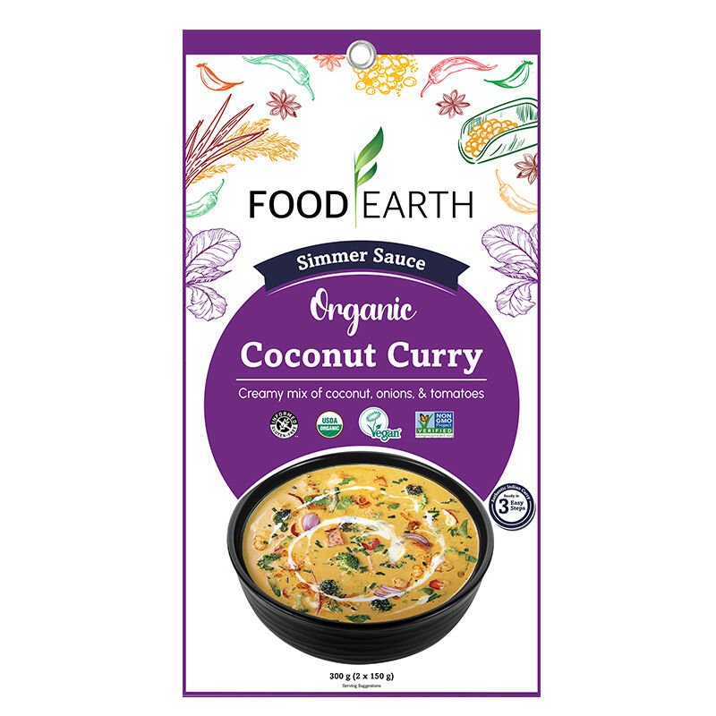 FOOD EARTH - Organic Simmer Sauce 6x300g (2x150g) - 4 OPTIONS - FOOD EARTH - 4 - Diet & Fitness - ThePharmacy
