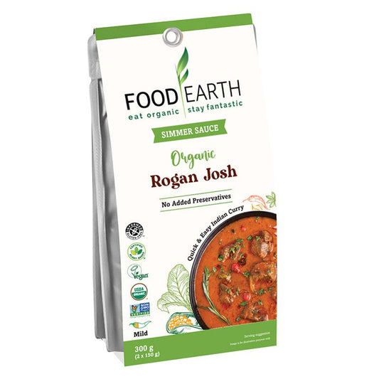 FOOD EARTH - Organic Simmer Sauce 6x300g (2x150g) - 4 OPTIONS - FOOD EARTH - 1 - Diet & Fitness - ThePharmacy