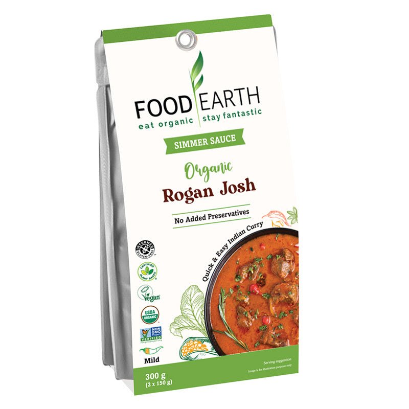 FOOD EARTH - Organic Simmer Sauce 6x300g (2x150g) - 4 OPTIONS - FOOD EARTH - 1 - Diet & Fitness - ThePharmacy