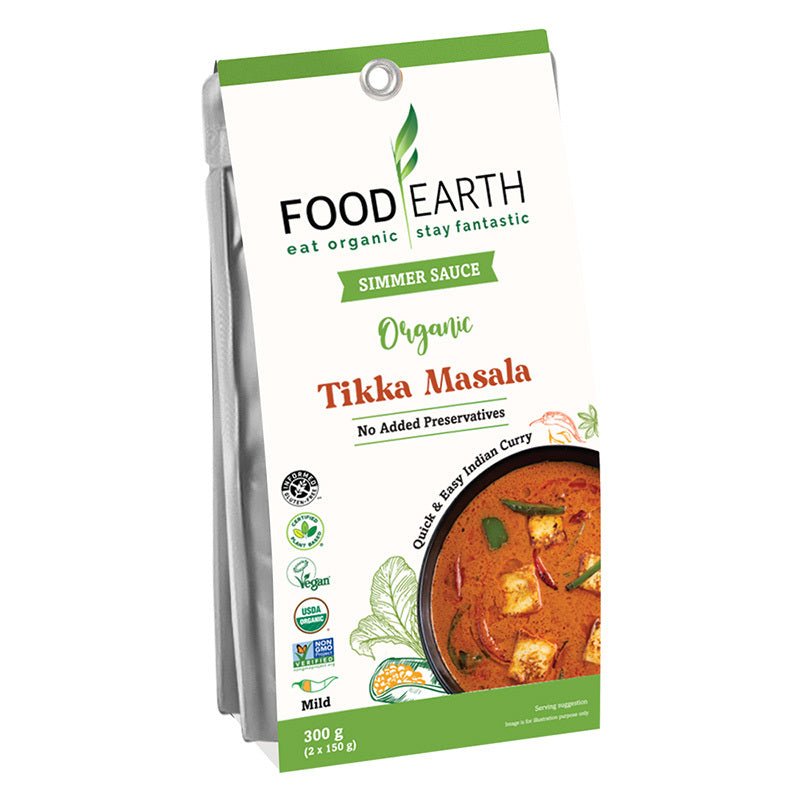 FOOD EARTH - Organic Simmer Sauce 6x300g (2x150g) - 4 OPTIONS - FOOD EARTH - 2 - Diet & Fitness - ThePharmacy