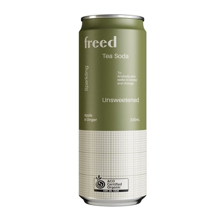 FREED BEVERAGES - Organic Sparkling Tea Soda 12x330mL - 4 OPTIONS - FREED BEVERAGES - 1 - Diet & Fitness - ThePharmacy