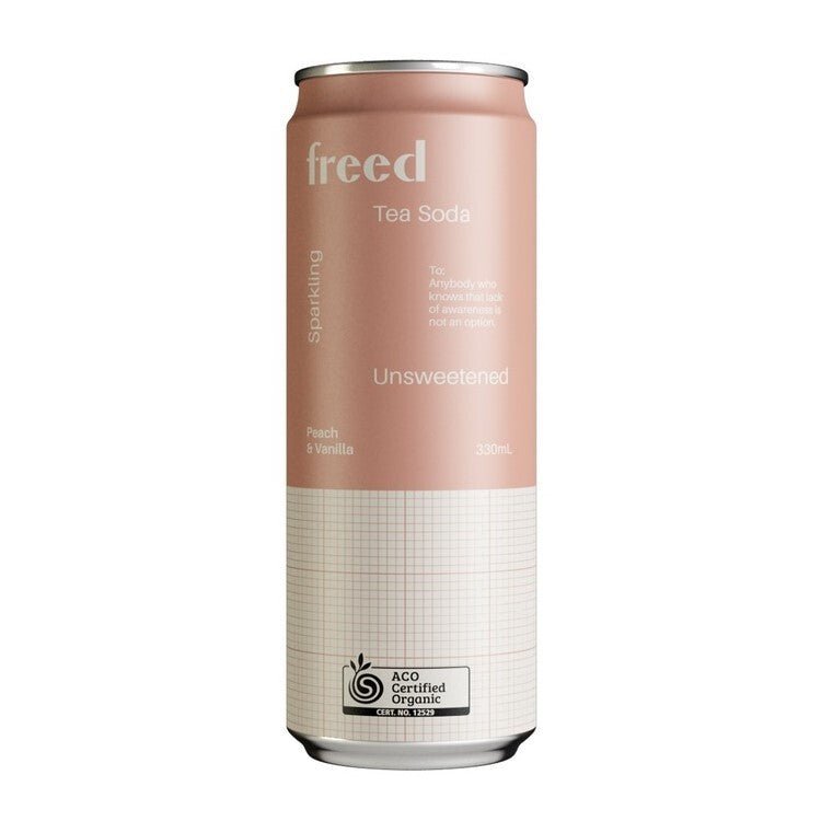 FREED BEVERAGES - Organic Sparkling Tea Soda 12x330mL - 4 OPTIONS - FREED BEVERAGES - 3 - Diet & Fitness - ThePharmacy