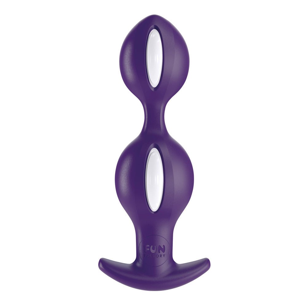 FUN FACTORY - B Balls - White / Dark Violet - Fun Factory - 1 - Sexual Health - ThePharmacy