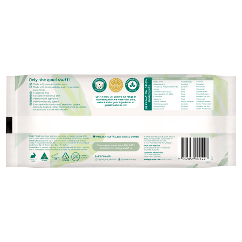 GAIA Biodegradable Water Wipes - GAIA - 4 - Baby & Kids - ThePharmacy