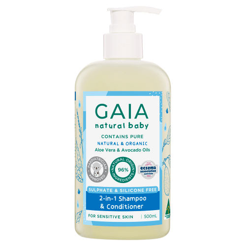 GAIA Natural Baby 2 in 1 Shampoo & Conditioner 500mL - GAIA - 1 - Baby & Kids - ThePharmacy