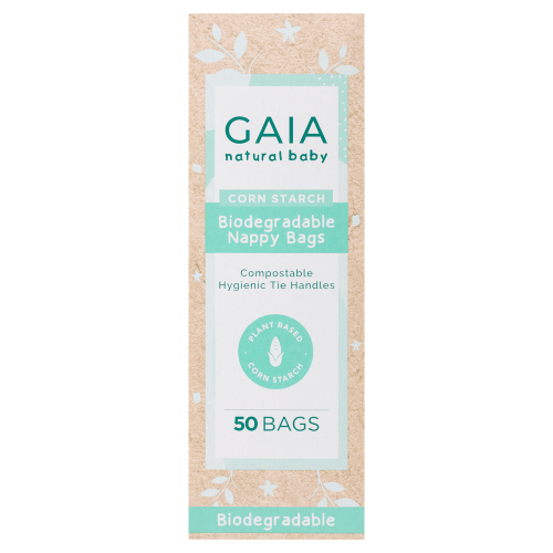 GAIA Natural Baby Biodegradable Nappy Bags 50 Pack - GAIA - 1 - Baby & Kids - ThePharmacy