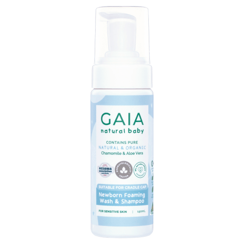 GAIA Natural Baby Newborn Foaming Wash & Shampoo 150mL - ThePharmacy - 1 - ThePharmacy