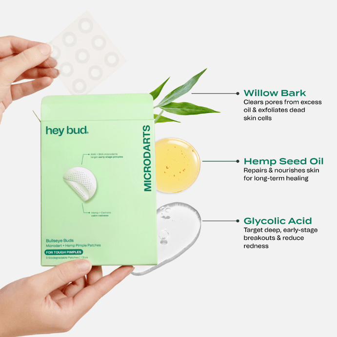 Hey Bud Microdart + Hemp Pimple Patches 9 Patches - Hey Bud - 2 - Beauty & Essentials - ThePharmacy
