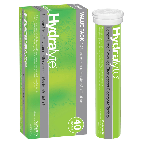 HYDRALYTE - Electrolyte 40 Effervescent Tablets Twin Pack - 3 FLAVOURS - Hydralyte - 3 - Health - ThePharmacy