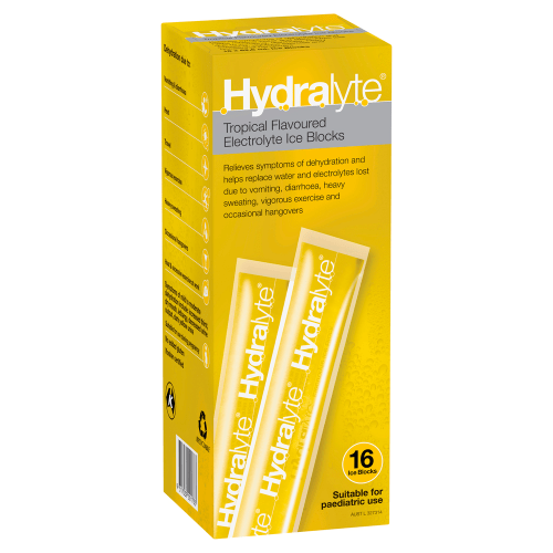 HYDRALYTE - Electrolyte Ice Blocks 16 Pack - 6 FLAVOURS - Hydralyte - 6 - Health - ThePharmacy