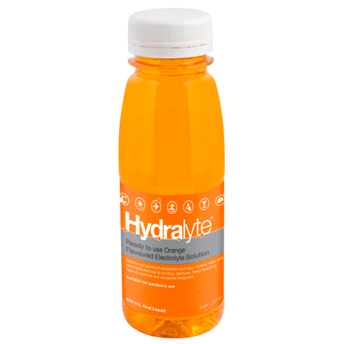 HYDRALYTE - Electrolyte Solution 250mL - Orange Flavoured - Hydralyte - 1 - Health - ThePharmacy