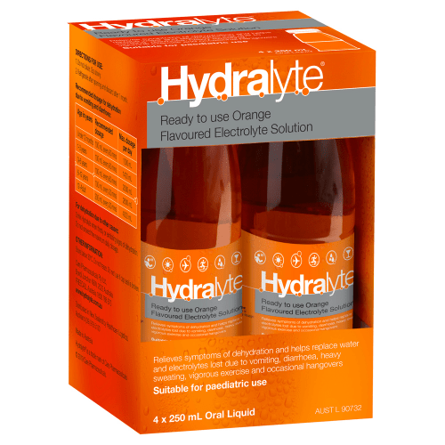 HYDRALYTE - Ready to use Electrolyte Solution 4x 250mL - 3 FLAVOURS - Hydralyte - 1 - Health - ThePharmacy