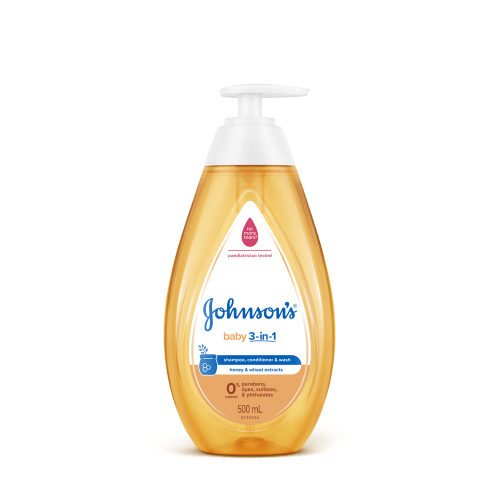 JOHNSON'S - Baby 3 - in - 1 Shampoo Conditioner & Wash | 500mL - JOHNSON'S - 1 - Baby & Kids - ThePharmacy