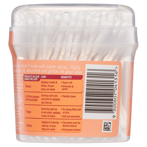 JOHNSON'S - Pure Cotton Buds Applicators with Paper Sticks | 150 Pack - JOHNSON'S - 2 - Beauty & Essentials - ThePharmacy