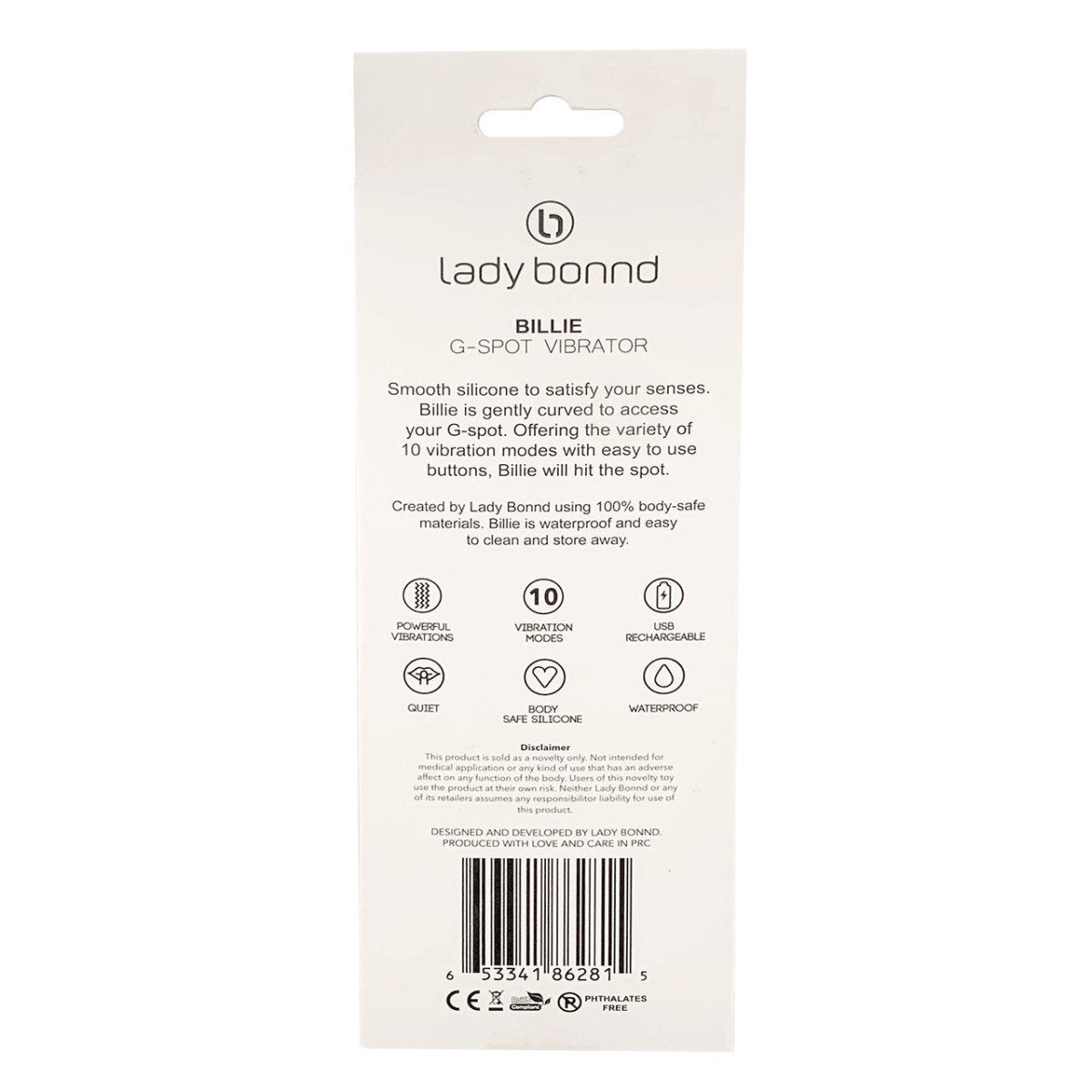 Lady Bonnd Billie G - Spot Vibrator - Lady Bonnd - 11 - Sexual Health - ThePharmacy