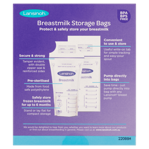 LANSINOH - Breastmilk Storage Bags | 25 Pack - Lansinoh - 2 - Baby & Kids - ThePharmacy