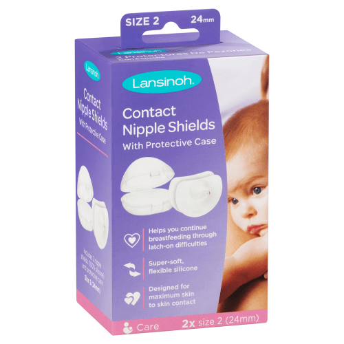 LANSINOH - Contact Nipple Shields | 2 Pack (1 Pair) - 2 SIZES - Lansinoh - 2 - Baby & Kids - ThePharmacy