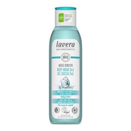 Lavera Basis Sensitive 2 in 1 Hair and Bodywash Gel 250ml - Lavera - 1 - Beauty & Essentials - ThePharmacy