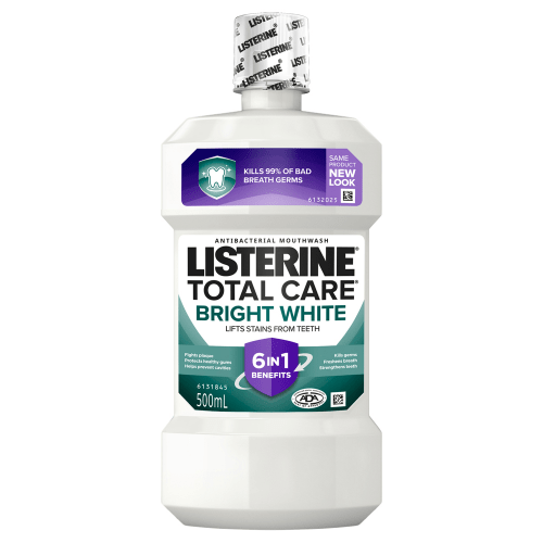 LISTERINE - BRIGHT WHITE MOUTHWASH - 500mL - Listerine - 1 - Health - ThePharmacy