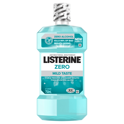 LISTERINE - ZERO ALCOHOL MOUTHWASH - 4 OPTIONS - Listerine - 3 - Health - ThePharmacy