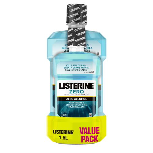 LISTERINE - ZERO ALCOHOL MOUTHWASH - 4 OPTIONS - Listerine - 4 - Health - ThePharmacy