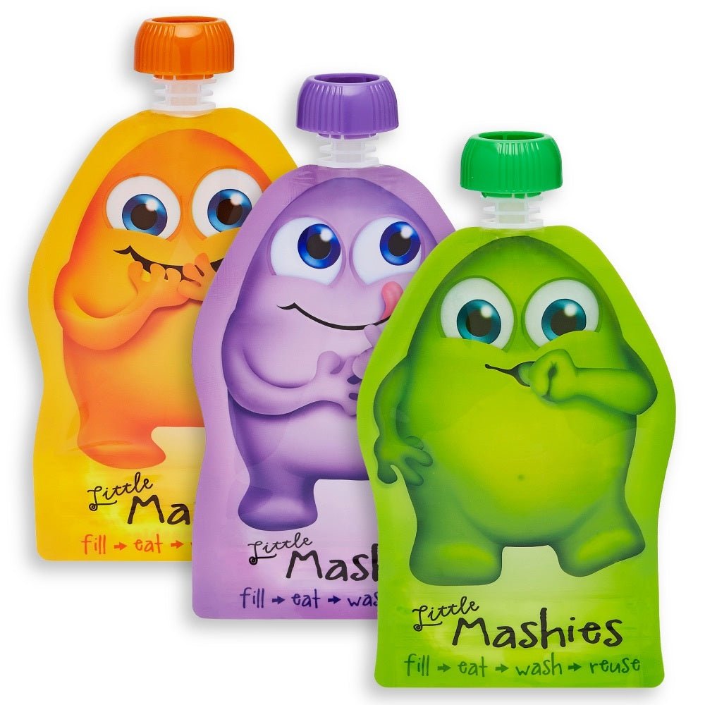 Little Mashies Reusable Food Pouches 10pk (Mixed Colours) - Little Mashies - 5 - Baby & Kids - ThePharmacy