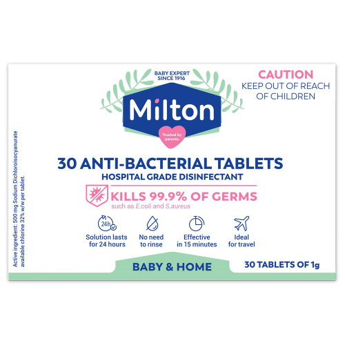 MILTON - Anti - Bacterial Tablets | 30 Pack - Milton - 1 - Baby & Kids - ThePharmacy