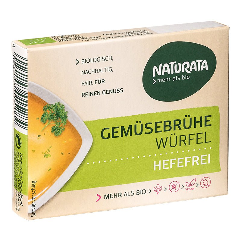 NATURATA - Organic Vegetable Stock Cube without Yeast 12g | 6 Pack - NATURATA - 1 - Diet & Fitness - ThePharmacy