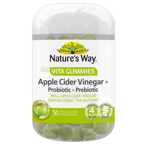NATURE'S WAY - Adult Vita Gummies Apple Cider Vinegar + Probiotic + Prebiotic - 50 Gummies - NATURE'S WAY - 1 - Health - ThePharmacy