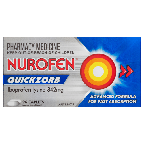 NUROFEN - Quickzorb Caplets - 4 OPTIONS - Nurofen - 4 - Health - ThePharmacy