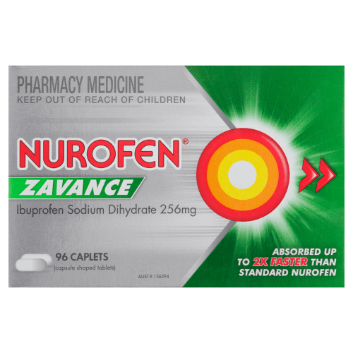 NUROFEN - Zavance Ibuprofen 256mg Caplets - 4 SIZES - Nurofen - 4 - Health - ThePharmacy