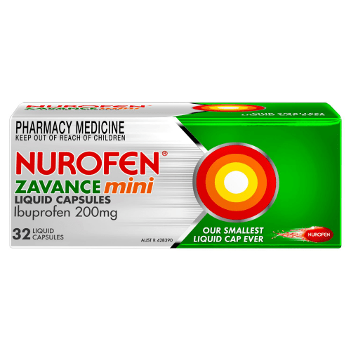 NUROFEN - Zavance Mini Liquid Capsules - 2 SIZES - Nurofen - 2 - Health - ThePharmacy
