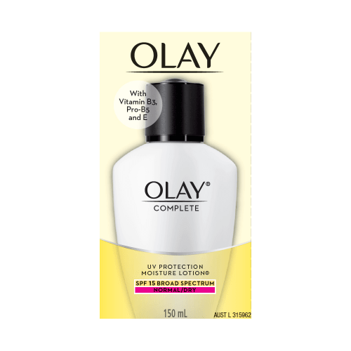 Olay Complete UV Defense Moisturising Lotion SPF 15+ Normal/Dry 150mL - Olay - 1 - Beauty & Essentials - ThePharmacy