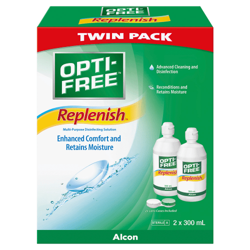 OPTI-FREE - Replenish Multi-Purpose Disinfecting Solution Twin Pack 2 x 300mL - OPTI-FREE - 1 - ThePharmacy