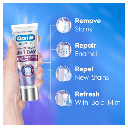 ORAL-B - 3D White Intensive Whitening Toothpaste - 2 FLAVOURS - Oral B - 3 - Health - ThePharmacy