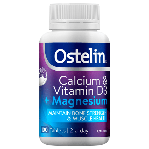 Ostelin Calcium & Vitamin D3 + Magnesium 100 Tablets - Ostelin - 1 - Vitamins - ThePharmacy